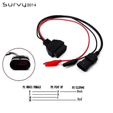 Transport: Adapter kabl 3-pin na 16-pin OBD2 za Fiat/Alfa Romeo/Lancia - at lalafo.rs — 2 Transport: Adapter kabl 3-pin na 16-pin OBD2 za Fiat/Alfa Romeo/Lancia - — 2