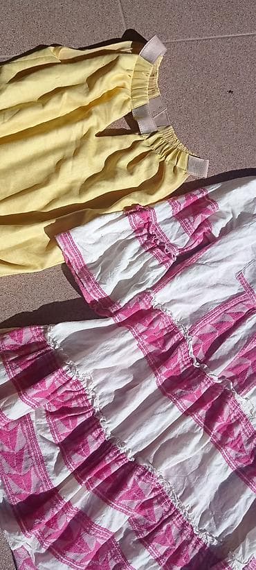 Dečije letnje haljine – set od 2 komada - Haljina 1: bele osnove sa na lalafo.rs — 1 Dečije letnje haljine – set od 2 komada - Haljina 1: bele osnove sa — 1