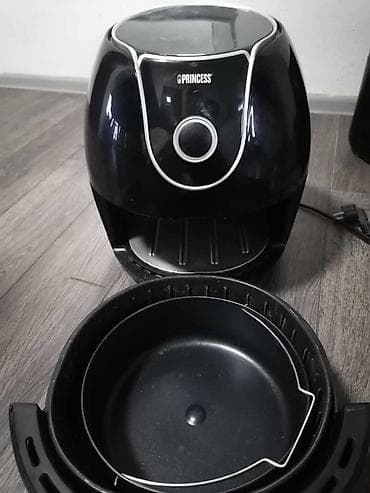Princess friteza na vruć vazduh (air fryer) - Model sa kružnim korpom na lalafo.rs — 4 Princess friteza na vruć vazduh (air fryer) - Model sa kružnim korpom — 4