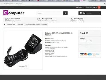 Orginalni punjač za ByByliss Aparat aparat; AC/DC ADAPTER; Output na lalafo.rs — 6 Orginalni punjač za ByByliss Aparat aparat; AC/DC ADAPTER; Output — 6