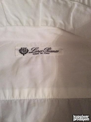 Original Loro Piana kosulja 41 100% super extra fine cotton Made in na lalafo.rs — 1 Original Loro Piana kosulja 41 100% super extra fine cotton Made in — 1