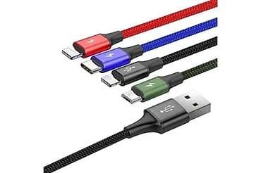 Mobile Phones & Accessories: Baseus 3-u-1 USB kabl za punjenje i prenos podataka - Višenamenski at lalafo.rs — 2 Mobile Phones & Accessories: Baseus 3-u-1 USB kabl za punjenje i prenos podataka - Višenamenski — 2