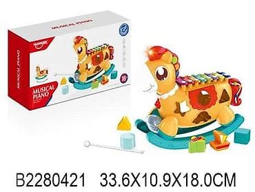 Muzička igračka “Musical Piano” – konjić sa ksilofonom i sorterom na lalafo.rs Muzička igračka “Musical Piano” – konjić sa ksilofonom i sorterom