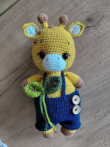 Heklana amigurumi žirafa – ručni rad - Materijal: pamučni konac at lalafo.rs — 3 Heklana amigurumi žirafa – ručni rad - Materijal: pamučni konac — 3