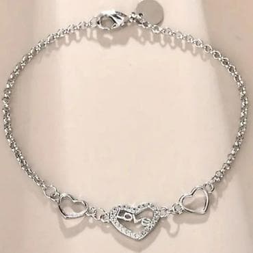 PRELEPE KVALITETNE POSREBRENE NARUKVICE SA CIRKONIMA SA ŽIGOM S925 at lalafo.rs — 4 PRELEPE KVALITETNE POSREBRENE NARUKVICE SA CIRKONIMA SA ŽIGOM S925 — 4