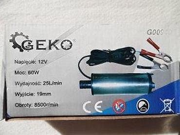 GEKO potopna pumpa za gorivo/ulje – model G00940 - Napajanje: 12 V na lalafo.rs GEKO potopna pumpa za gorivo/ulje – model G00940 - Napajanje: 12 V