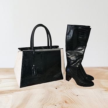 Komplet Oysho torba + čizme 39, crni kroko dezen - Torba at lalafo.rs — 2 Komplet Oysho torba + čizme 39, crni kroko dezen - Torba — 2