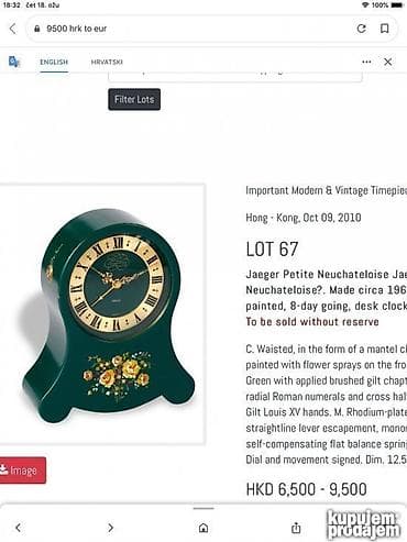 Original Jaeger le Coultre Petite Neuchateloise muzicki sat na na lalafo.rs — 6 Original Jaeger le Coultre Petite Neuchateloise muzicki sat na — 6