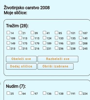 Životinjsko carstvo album 2008. Skupljam sličice iz ovog starog na lalafo.rs — 4 Životinjsko carstvo album 2008. Skupljam sličice iz ovog starog — 4