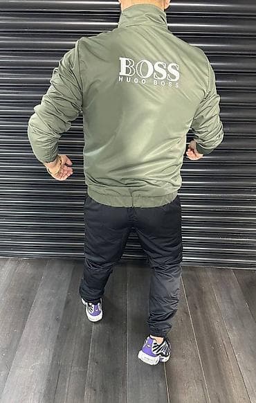 Muška jakna brenda BOSS Hugo Boss, dostupna u maslinasto zelenoj i na lalafo.rs — 2 Muška jakna brenda BOSS Hugo Boss, dostupna u maslinasto zelenoj i — 2