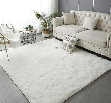 Beli čupavi tepih 140x160cm Dobrodošli u Davidov shop online market! na lalafo.rs — 1 Beli čupavi tepih 140x160cm Dobrodošli u Davidov shop online market! — 1