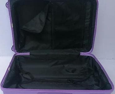 Travel suitcases and bags: Tvrdi kofer na točkiće – ljubičasti - Materijal: tvrda plastika (ABS at lalafo.rs — 4 Travel suitcases and bags: Tvrdi kofer na točkiće – ljubičasti - Materijal: tvrda plastika (ABS — 4