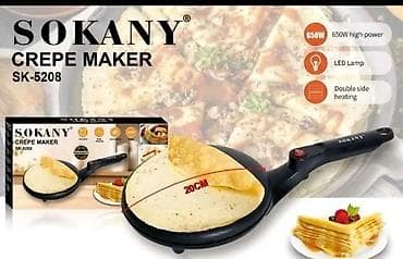 AKCIJA Sokany Crepe Maker SK-5208 Električni aparat za palačinke na lalafo.rs AKCIJA Sokany Crepe Maker SK-5208 Električni aparat za palačinke