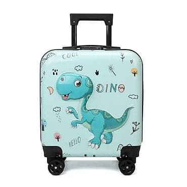 Dečji ručni kofer sa dinosaurus printom - Dimenzije: približno na lalafo.rs Dečji ručni kofer sa dinosaurus printom - Dimenzije: približno