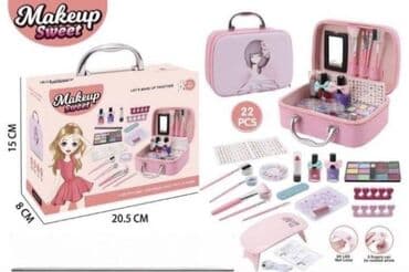 Dečiji setovi za ulepšavanje: Manikir set za igru – Kofer sa šminkom za devojčice 💅 Svaka devojčica na lalafo.rs — 1 Dečiji setovi za ulepšavanje: Manikir set za igru – Kofer sa šminkom za devojčice 💅 Svaka devojčica — 1