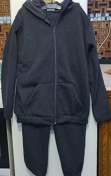 Komplet trenerka – tamnosiva - Dvoje: dukserica sa rajsferšlusom i na lalafo.rs — 1 Komplet trenerka – tamnosiva - Dvoje: dukserica sa rajsferšlusom i — 1