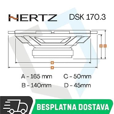 Dvosistemski Audio Sistem (plitki) | 160W | 170 mm | 4 Ohm * Izuzetan na lalafo.rs — 4 Dvosistemski Audio Sistem (plitki) | 160W | 170 mm | 4 Ohm * Izuzetan — 4