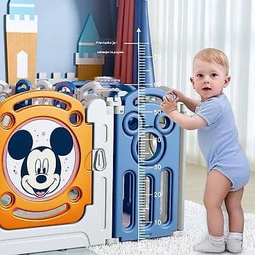 Dečja ogradica/igraonica Mickey dizajn – modularni paneli 18+2 na lalafo.rs — 7 Dečja ogradica/igraonica Mickey dizajn – modularni paneli 18+2 — 7