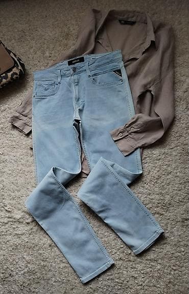 pantalone gina benotti: REPLAY farmerke u svetlo plavoj boji sa elastinom, teksas. Perfektno na lalafo.rs — 1 pantalone gina benotti: REPLAY farmerke u svetlo plavoj boji sa elastinom, teksas. Perfektno — 1