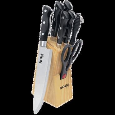 Set noževa Floria ZLN1658 sastoji se od 7 delova: 5 noževa, 1 makaza i na lalafo.rs Set noževa Floria ZLN1658 sastoji se od 7 delova: 5 noževa, 1 makaza i