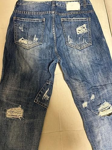 pantalone butiku ali: Neobične iscepane farmerke, lepo očuvane. Naznačena velicina 27 na lalafo.rs — 6 pantalone butiku ali: Neobične iscepane farmerke, lepo očuvane. Naznačena velicina 27 — 6