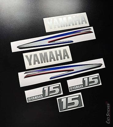 Transport: Kvalitetan komplet nalepnica za Yamaha Penta vanbrodski motor snage 15 at lalafo.rs — 1 Transport: Kvalitetan komplet nalepnica za Yamaha Penta vanbrodski motor snage 15 — 1