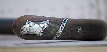 cepaci za drva: Vintage štap sa srebrnim ukrasima/ ornamentima. Veoma dobro očuvan na lalafo.rs — 7 cepaci za drva: Vintage štap sa srebrnim ukrasima/ ornamentima. Veoma dobro očuvan — 7