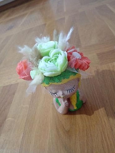 Ručno rađene dekorativne figurice „devojčice sa cvećem“od mirišljavih na lalafo.rs — 4 Ručno rađene dekorativne figurice „devojčice sa cvećem“od mirišljavih — 4