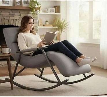 Moderan ljuljaško–naslonjač sa integrisanim osloncem za noge - na lalafo.rs — 1 Moderan ljuljaško–naslonjač sa integrisanim osloncem za noge - — 1