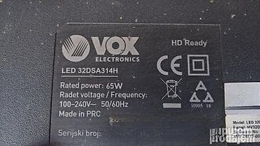 prsluk jaknica mango u: VOX Led 32DSA311G & 32DSA314H u delovima TP. MS3663S. PB818 at lalafo.rs — 6 prsluk jaknica mango u: VOX Led 32DSA311G & 32DSA314H u delovima TP. MS3663S. PB818 — 6