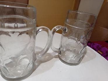 Staklene pivske krigle Paulaner München – set od 2 komada - na lalafo.rs — 2 Staklene pivske krigle Paulaner München – set od 2 komada - — 2