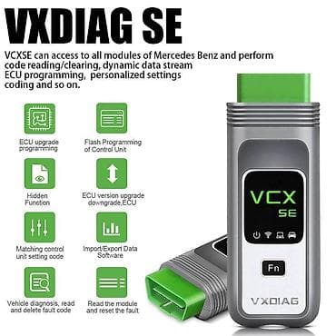 Novo - VXDIAG VCX SE VX800 OBD2 za Mercedes Benz VCX SE se može na lalafo.rs Novo - VXDIAG VCX SE VX800 OBD2 za Mercedes Benz VCX SE se može
