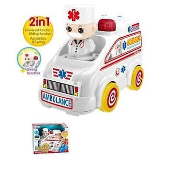 Igračka 2u1 – Ambulantna kola sa lekarom - Zabavna medicinska igračka na lalafo.rs Igračka 2u1 – Ambulantna kola sa lekarom - Zabavna medicinska igračka