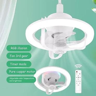 Led luster sa ventilatorom E27 NOVO. OPIS PROIZVODA: LED plafonjera sa at lalafo.rs — 4 Led luster sa ventilatorom E27 NOVO. OPIS PROIZVODA: LED plafonjera sa — 4
