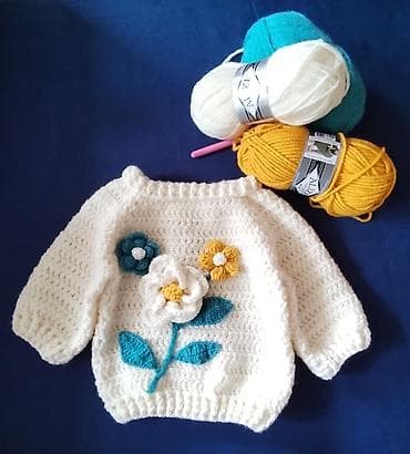 Ručno heklani dečji kompleti i džemperi - Unikatni modeli za bebe i na lalafo.rs — 2 Ručno heklani dečji kompleti i džemperi - Unikatni modeli za bebe i — 2