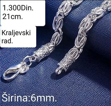 KVALITETNA PRELEPA POSREBRENA MUŠKA OGRLICA SA ŽIGOM S925.KRALJEVSKI na lalafo.rs — 2 KVALITETNA PRELEPA POSREBRENA MUŠKA OGRLICA SA ŽIGOM S925.KRALJEVSKI — 2