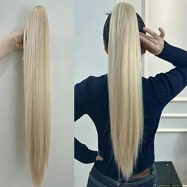 Ekstenzija za kosu – duga, talasasta/uvijena rep-klip - Tip: Clip-in na lalafo.rs — 5 Ekstenzija za kosu – duga, talasasta/uvijena rep-klip - Tip: Clip-in — 5