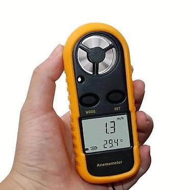 Ručni digitalni anemometar – merač brzine vetra i temperature Opis: - na lalafo.rs Ručni digitalni anemometar – merač brzine vetra i temperature Opis: -