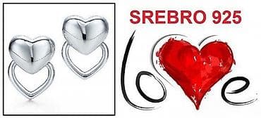 Personal Items: Srebrne minđuše 925 – dvostruko srce - Materijal: srebro finoće 925 at lalafo.rs — 2 Personal Items: Srebrne minđuše 925 – dvostruko srce - Materijal: srebro finoće 925 — 2