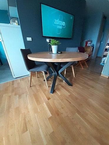 Antique Dining Tables: OKRUGLI TRPEZARIJSKI STO MODEL BUKVA 8 | Kontakt telefon 06******** at lalafo.rs — 2 Antique Dining Tables: OKRUGLI TRPEZARIJSKI STO MODEL BUKVA 8 | Kontakt telefon 06******** — 2