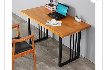 Radni sto – drvo i metal, industrijski stil - Minimalistički radni na lalafo.rs Radni sto – drvo i metal, industrijski stil - Minimalistički radni