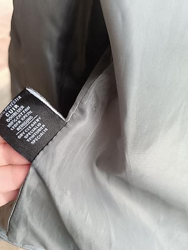 Leatherland kožna moto jakna – siva, “washed” efekat - Materijal na lalafo.rs — 9 Leatherland kožna moto jakna – siva, “washed” efekat - Materijal — 9
