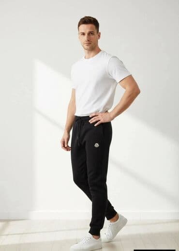 Donji deo trenerke, Moncler, bоја - Crna, Pamuk na lalafo.rs Donji deo trenerke, Moncler, bоја - Crna, Pamuk