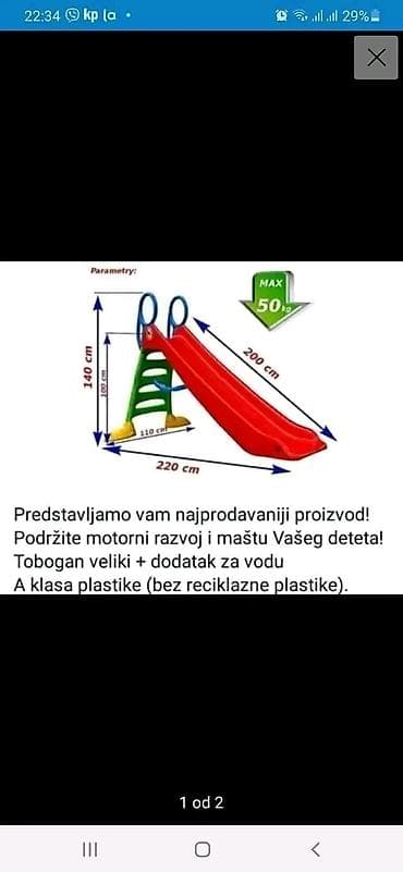 Dečiji tobogani, besplatna dostava vrhunski kvalitet a klasa, bez na lalafo.rs — 2 Dečiji tobogani, besplatna dostava vrhunski kvalitet a klasa, bez — 2