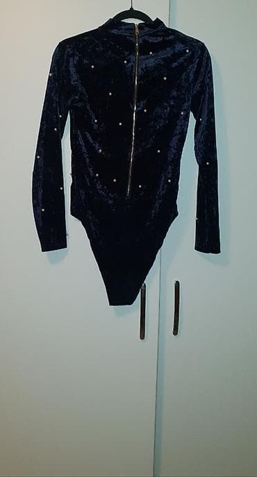 Bodi plisan sa belim biserima.Rajfislus pozadi.Kvalitetan. Teget boja na lalafo.rs — 4 Bodi plisan sa belim biserima.Rajfislus pozadi.Kvalitetan. Teget boja — 4