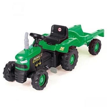 Toy Vehicles & Accessories: Dečiji traktor na pedale sa prikolicom – Farmer Tractor - Pedalni at lalafo.rs — 1 Toy Vehicles & Accessories: Dečiji traktor na pedale sa prikolicom – Farmer Tractor - Pedalni — 1