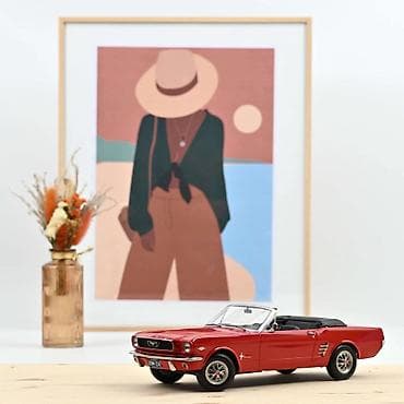 Ford Mustang Convertible 1966 – Signal Flare Red – Norev Norev na lalafo.rs Ford Mustang Convertible 1966 – Signal Flare Red – Norev Norev
