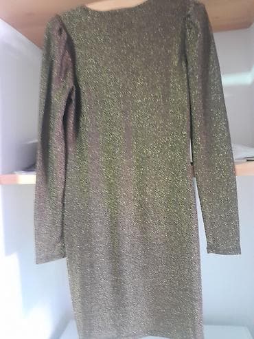 Šljokičasta mini haljina sa dugim rukavima - Materijal: elastična na lalafo.rs — 2 Šljokičasta mini haljina sa dugim rukavima - Materijal: elastična — 2