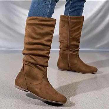 High boots, 41, color - Brown at lalafo.rs — 1 High boots, 41, color - Brown — 1