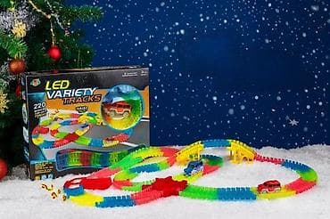LED Variety Tracks – fleksibilna svetleća staza sa autićima - Set na lalafo.rs LED Variety Tracks – fleksibilna svetleća staza sa autićima - Set